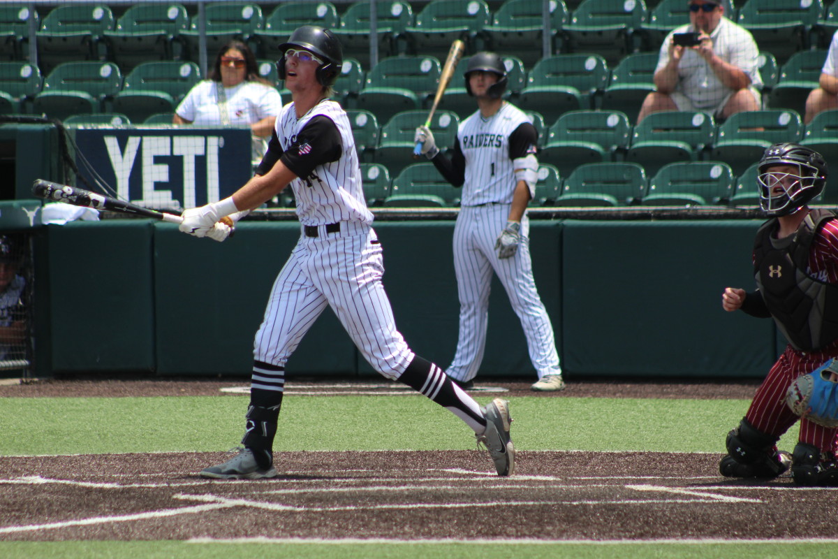 Texarkana Liberty-Eylau Canyon Randall 4A UIL state semifinals Texas baseball playoffs 060723 Andrew McCulloch 468
